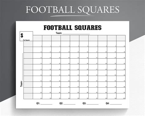 football betting sheets printable|6 Free Printable Football Squares Templates You Can Download.